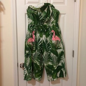 ASOS palm print jumpsuit